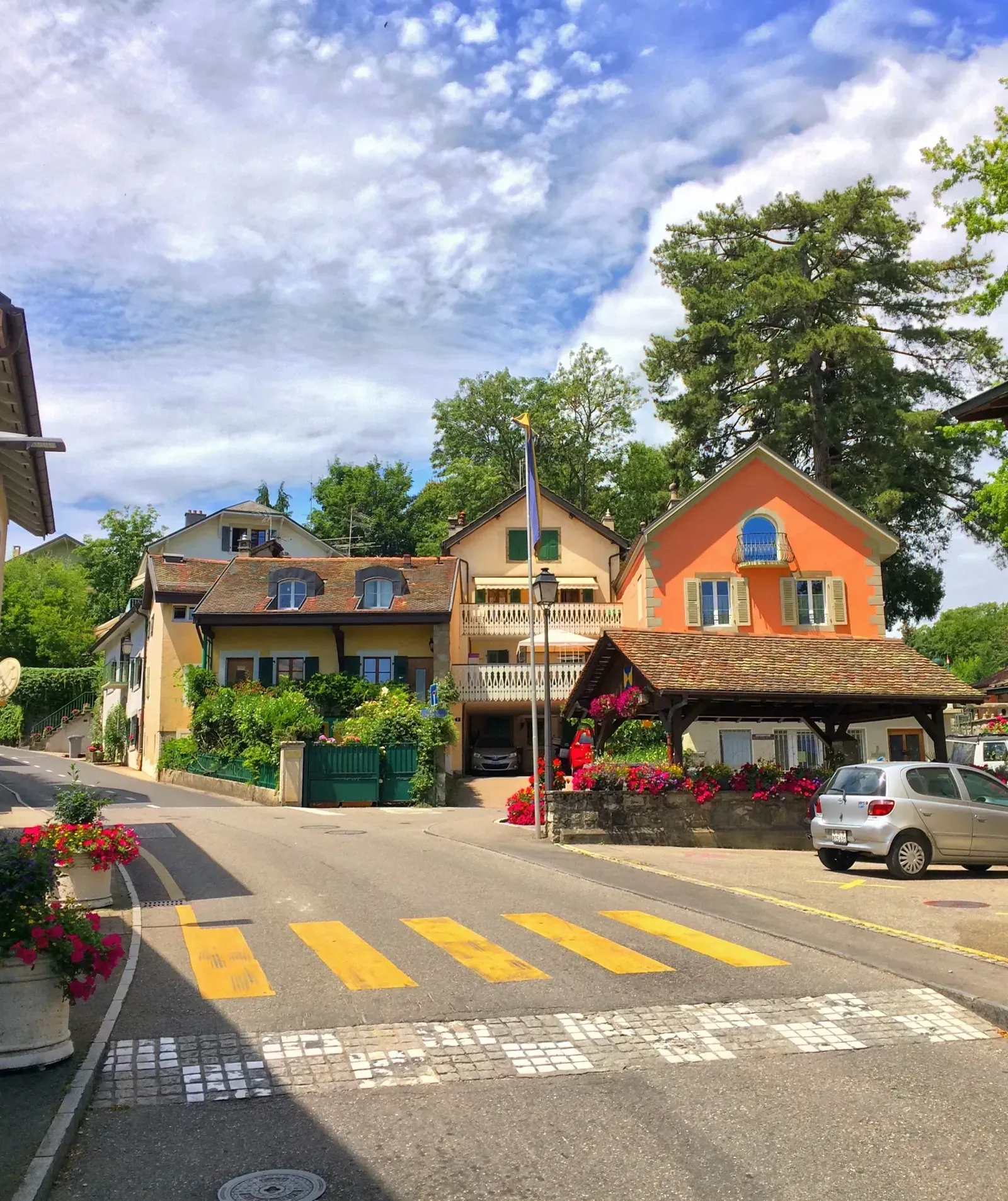 Vue du hameau de Chambésy – Zone d'intervention plombier