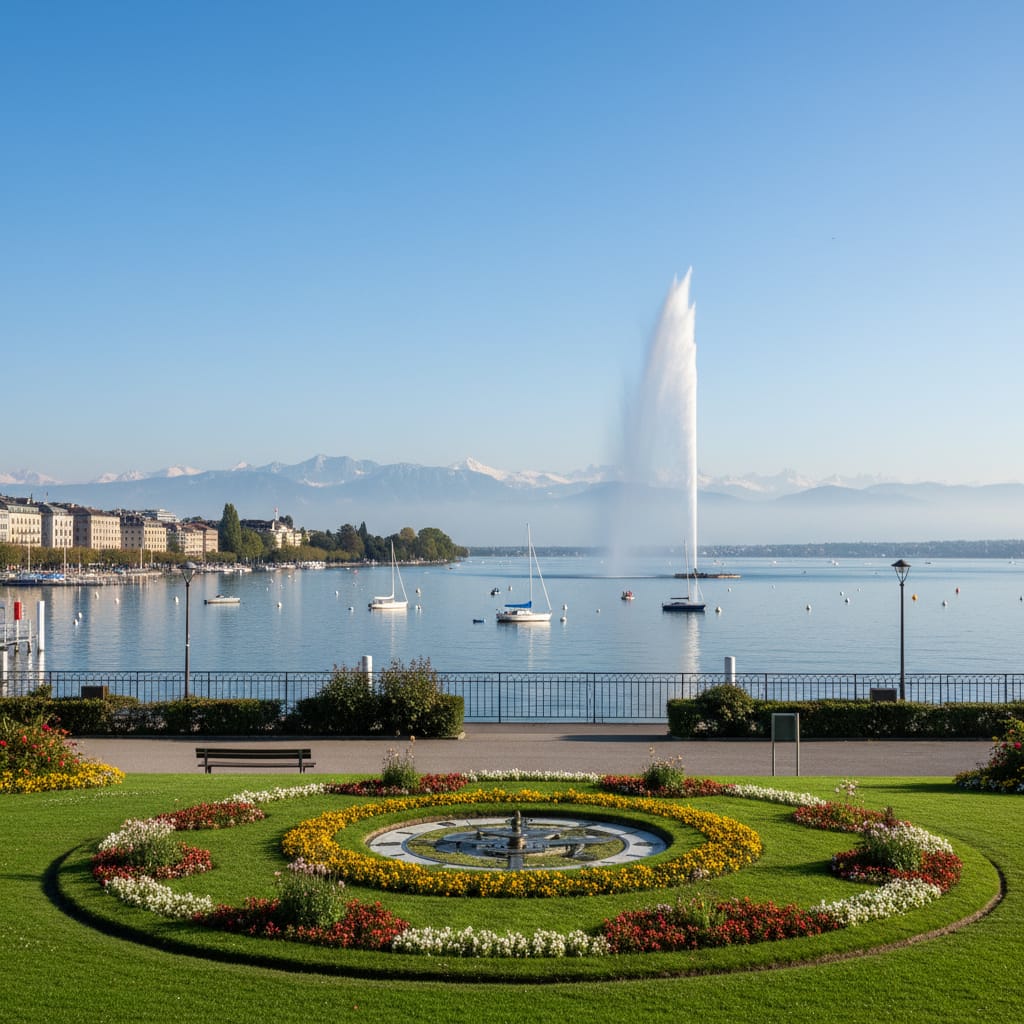 Lac / Jet d'Eau